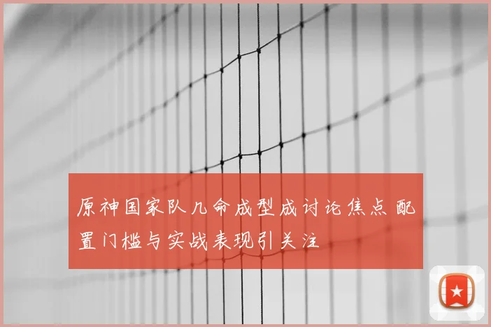 原神国家队几命成型成讨论焦点 配置门槛与实战表现引关注
