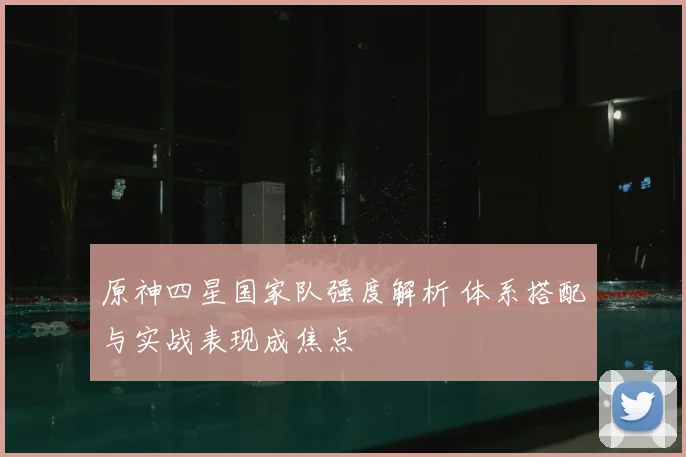 原神四星国家队强度解析 体系搭配与实战表现成焦点